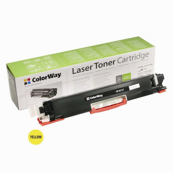 COLORWAY kompatibilní toner pro HP CE312A/ Žlutý/ 1 000 stran CW-H312YEU