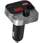 CONNECT IT InCarz Bezdrátový FM transmitter, 2x USB-A + 1x USB-C, Stříbrno-černá CCC-8900-AN