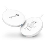 CONNECT IT MagSafe Wireless Fast Charge bezdrátová nabíječka, 15 W, BÍLÁ CWC-7600-WH