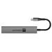 CONNECT IT USB-C hub, 2x USB-A, 1x USB-C, 1x SD karta, 1x MicroSD karta, šedá CHU-5150-AN