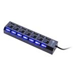 CONNECT IT USB hub Mighty switch, 7 ON/OFF portů CI-541