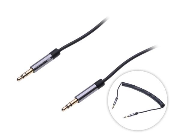 CONNECT IT Wirez 3,5mm propojovací audio jack kabel, kroucený, 1,8m CI-480