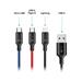 CONNECT IT Wirez 3in1 USB-C & Micro USB & Lightning, 1,2 m CCA-2051-BK