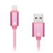 CONNECT IT Wirez Premium Metallic Lightning - USB, rose gold, 1m CI-970