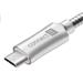 CONNECT IT Wirez Steel Knight Micro USB - USB, metallic silver, 2,1A, 1 m CCA-3010-SL