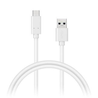 CONNECT IT Wirez USB C (Type C) - USB, tok proudu až 3A !, bílý, 2 m CI-1179