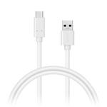 CONNECT IT Wirez USB C (Type C) - USB, tok proudu až 3A !, bílý, 2 m CI-1179