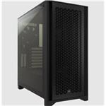 CORSAIR case 4000D AIRFLOW, Mid-Tower, ATX Case, průhledná bočnice, bez zdroje, černá CC-9011200-WW