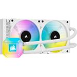 CORSAIR iCUE H100i ELITE CAPELLIX RGB 240mm vodní chlazení, bílá CW-9060050-WW