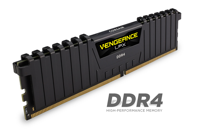 Corsair Vengeance LPX 16GB (Kit 2x8GB) 2800MHz DDR4 CL14 DIMM 1.35V, čierny CMK16GX4M2B2800C14