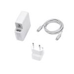 COTEetCI nabíjecí adaptér s 2M USB-C/USB-C kabelem (96W Max), bílá MB1090-C96W-U