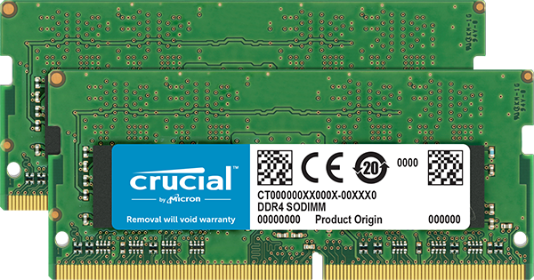 Crucial 2x16Gb, 2133MHz DDR4, CL15, DRx8, SODIMM, 260pin CT2K16G4SFD8213