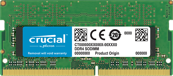 Crucial DDR4 8GB 2666MHZ, SODIMM, CL19 CT8G4SFS8266