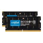 Crucial - DDR5 - sada - 64 GB: 2 x 32 GB - SO-DIMM 262 pinů - 5600 MHz / PC5-44800 - CL46 - 1.1 V - CT2K32G56C46S5