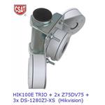 CSAT HIK100E  TRIO + 2x Z75DV75 špeciálny úchyt pre montáž troch kamier HIK100E TRIO + 2x Z75DV75