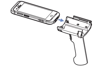 CT40 scan handle, fully compatible with 1 bay and 4 bay docks. CT40-SH-DC