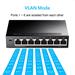 Cudy 8-Port Gigabit Metal Switch, 8 10/100/1000M RJ45 Ports, Desktop Metal Case, Power Saving, Plug & Play GS108