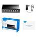 Cudy 8-Port Gigabit Metal Switch, 8 10/100/1000M RJ45 Ports, Desktop Metal Case, Power Saving, Plug & Play GS108