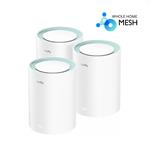 Cudy AC1200 Wi-Fi Mesh Solution 3-Pack, Dual-Band, 867+300Mbps, 802.11ac/a/b/g/n, 2x GigEth, 2x int.antenn M1300(3-Pack)