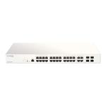 D-Link DBS-2000-28P 28xGb PoE+ Nuclias Smart Managed Switch 4x 1G Combo Ports,193W (With 1 Year Lic)