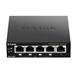 D-Link DGS 1005P - Přepínač - 5 x 10/100/1000 (4 PoE+) - desktop - PoE+ (60 W) DGS-1005P/E