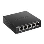 D-Link DGS 1005P - Přepínač - 5 x 10/100/1000 (4 PoE+) - desktop - PoE+ (60 W) DGS-1005P/E