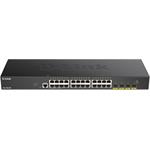 D-Link DGS 1250-28X - Přepínač - L3 Lite - inteligentní - 24 x 10/100/1000 + 4 x 10 Gigabit SFP+ - DGS-12 DGS-1250-28X/E