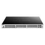 D-Link DGS 1510-52XMP - Přepínač - L3 - inteligentní - 48 x 10/100/1000 (PoE+) + 4 x 10 Gigabit SFP DGS-1510-52XMP