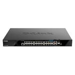 D-Link DGS-1520-28MP 20 ports GE PoE + 4 ports 2.5 GE PoE + 2 10GE ports + 2 SFP+ Smart Man. Switch