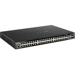 D-Link DGS-1520-52MP 44 ports GE PoE + 4 ports 2.5 GE PoE + 2 10 GE ports + 2 SFP+ Smart Mang. Sw. DGS-1520-52MP/E