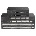 D-Link DGS-2000-52MP "48-Port Gigabit PoE Managed Switch + 4 Combo 1000BaseT/SFP- 48 x 10/100/1000 BaseT PoE ports- 4