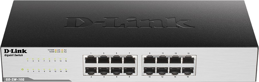 D-Link GO-SW-16G 16-Port GIGABIT DESKTOP SWITCH GO-SW-16G/E