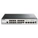 D-Link SmartPro DGS-1510-20 - Přepínač - L3 - řízený - 16 x 10/100/1000 + 2 x gigabitů SFP + 2 x 10