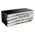 D-Link Web Smart DXS-1210-12SC - Přepínač - řízený - 10 x 10 gigabitů SFP+ + 2 x combo 10 Gigabit S