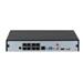 Dahua NVR4108HS-8P-4KS3, 8× IP, 12Mpx, 80Mbps (160Mbps bez AI), H.265+, 1× HDD, 4K-HDMI, 1× LAN, 8× PoE,