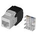 DATACOM Keystone RJ45 UTP CAT5E (DUAL) SLIM černý