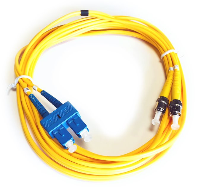 DATACOM optický patchcord ST-SC 09/125 SM 3m duplex 5442