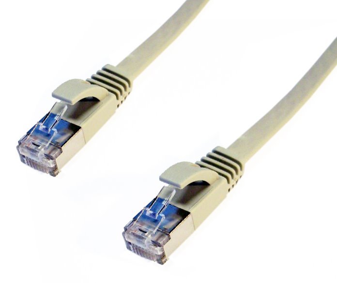 DATACOM Patch cord FTP CAT6 5m šedý FLAT plochý 1454