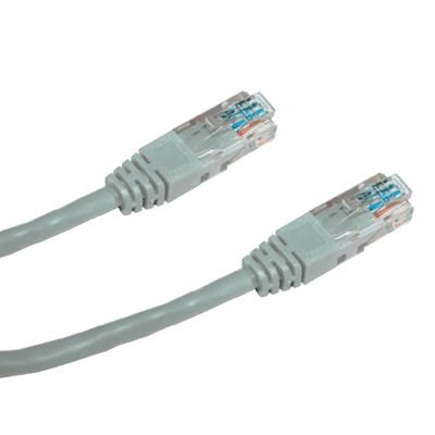 DATACOM Patch kabel UTP CAT5E 2m (x) šedý křížený