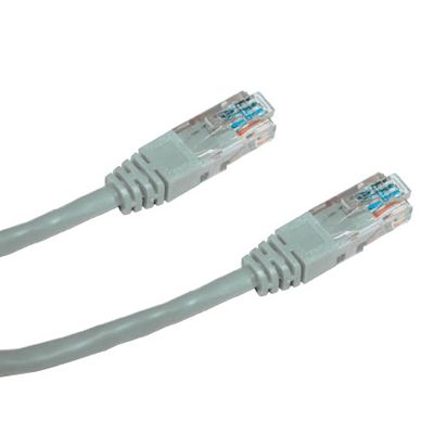 DATACOM Patch kabel UTP CAT6 0,5m šedý