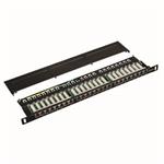 DATACOM Patch panel 19" STP 24 port CAT5E LSA 0,5U 3105