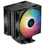 DEEPCOOL chladič AG400 DIGITAL PLUS širší / 120mm fan ARGB / 4x heatpipes / PWM / pro Intel i AMD / č R-AG400-BKADMP-G-1