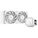 DEEPCOOL vodní chladič LE520 / 2x120 mm fan / ARGB / Intel i AMD (LG1700) / bílý R-LE520-WHAMMN-G-1