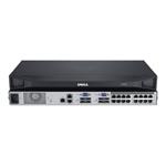 Dell KVM A7485896, DAV2216-G01 16-port analog, upgradeable to digital KVM switch, 2local users, sin