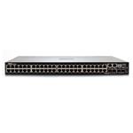 Dell Networking S3148, L3, 48x 1GbE, 2xCombo, 2x 10GbE SFP+ fixed ports, Stacking, IO to PSU airflow, 1x AC PSU 210-AIMR