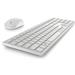 Dell Pro Wireless Keyboard and Mouse - KM5221W - Czech/Slovak (QWERTZ) - White KM5221WWHB-CSK