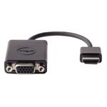 Dell - Video adaptér - HDMI / VGA - HDMI (M) do HD-15 (VGA) (F) - černá - pro Latitude 3301, 5300, 470-ABZX