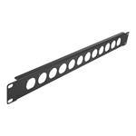 DELOCK, 193 D-Type Patch Panel 12 Port black 86500