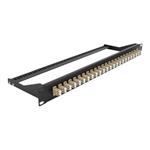 DELOCK, 193 Fibre Patch Panel 24 port LC Duplex 43388