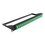 DELOCK, 193 Fibre Patch Panel 24 port LC Quad gr 43399